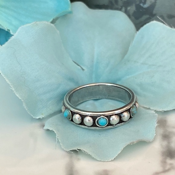 ⭐️SOLD⭐️Brighton “INDIE” Turquoise Bracelet & Ring - Picture 2 of 7